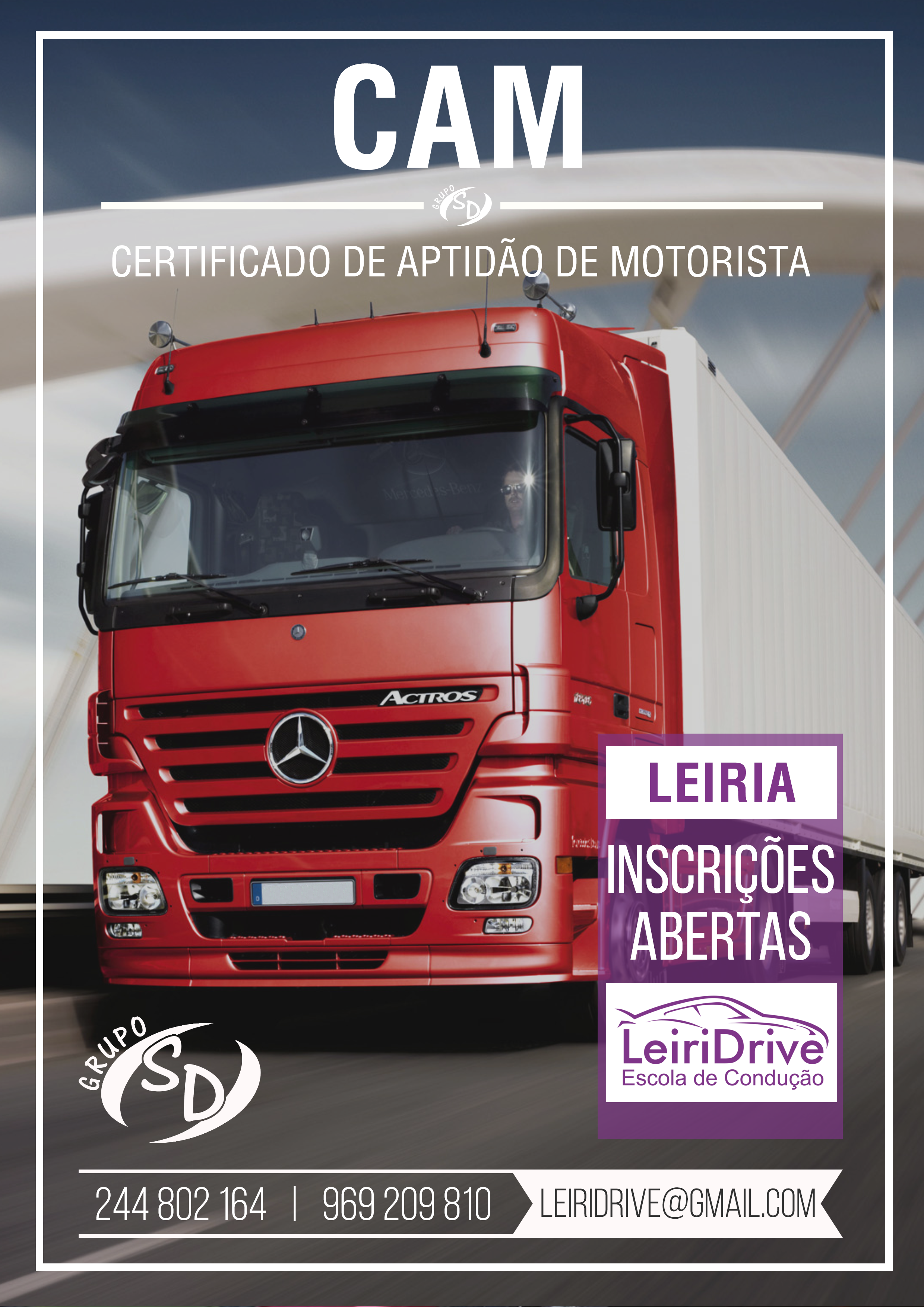 CAM - Certificação de Aptidão para Motorista - Leiridrive